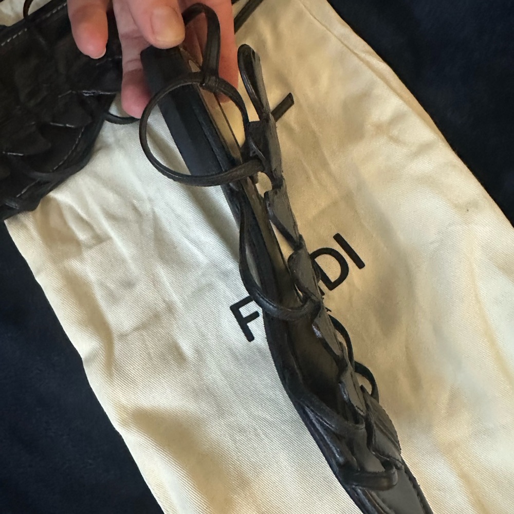FENDI summer sandals size 7.5 or 38 European size - Picture 4 of 6